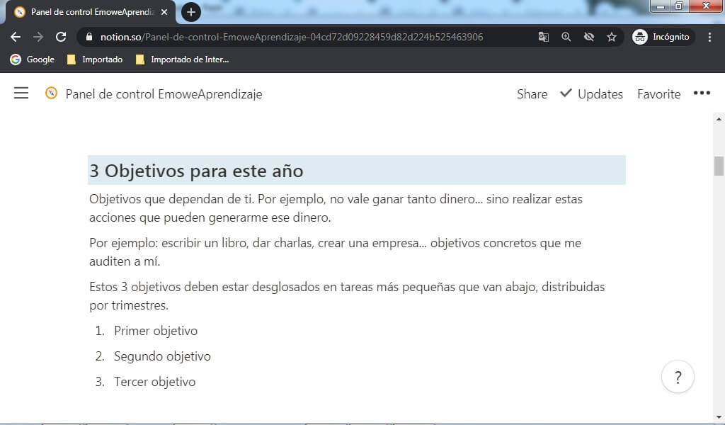 Cómo definir objetivos para este año y organizar vida