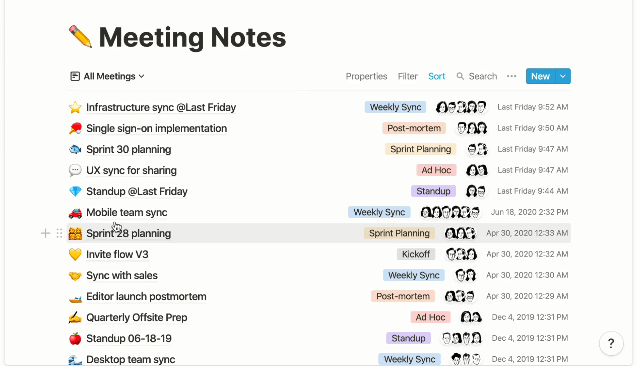 Meeting notes